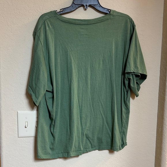 Fanatics Green Packers Tie-Front Tee Size 2XL - Picture 2 of 5